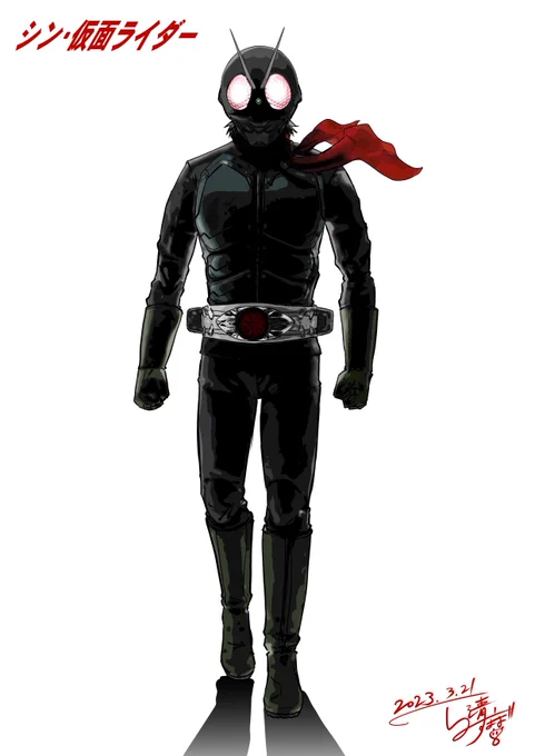 仮面ライダー本郷猛は改造人間である。彼を改造したSHOCKERは人類を持続可能な幸福へ導く愛の秘密結社である。仮面ライダーは人間の自由の為にSHOCKERと戦うのだ。#シン・仮面ライダー #シン仮面ライダー #シン仮面ライダーみた #本郷猛 