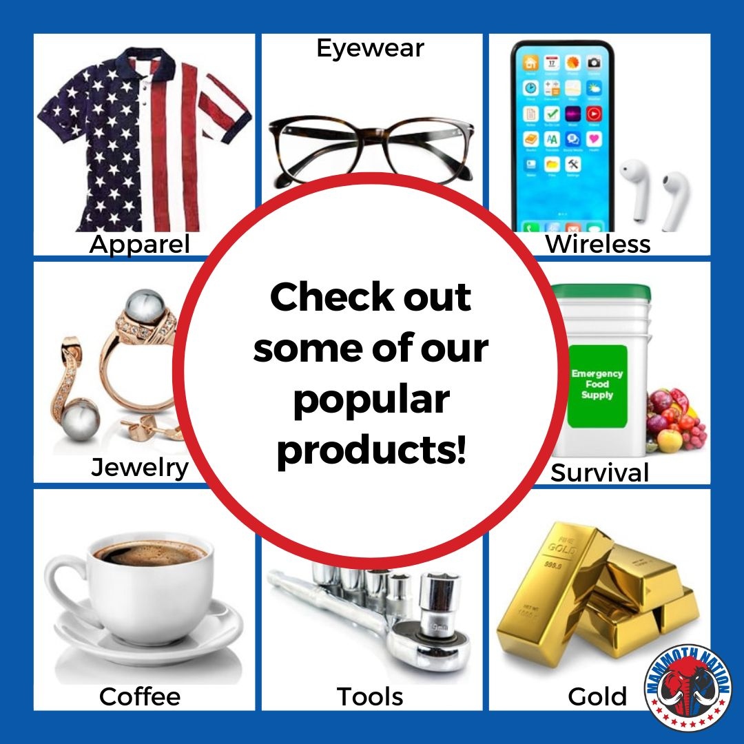 Support American and Veteran-Owned Businesses!

Join Mammoth Nation and received exclusive discounts from hundreds of vendors!

mammothnation.com

#AntiWoke #Veteran #American #TraditionalValues #Liberty #Freedom #Conservative