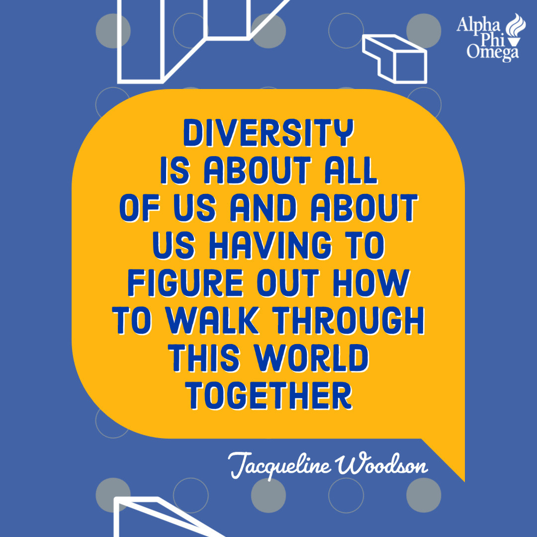 April is Celebrate Diversity Month! Alpha Phi Omega believes in the importance of embracing and celebrating diversity in all its forms. Let us continue to strive toward a more inclusive and accepting society. 

#CelebrateDiversity #APO