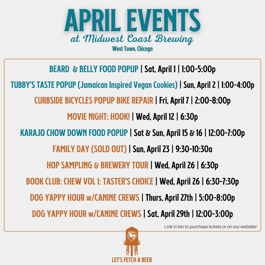 This is not an April Fool’s joke! We are so excited - one step closer to warm weather and until then, we’ll keep ya distracted. Link in bio for tickets or more information.