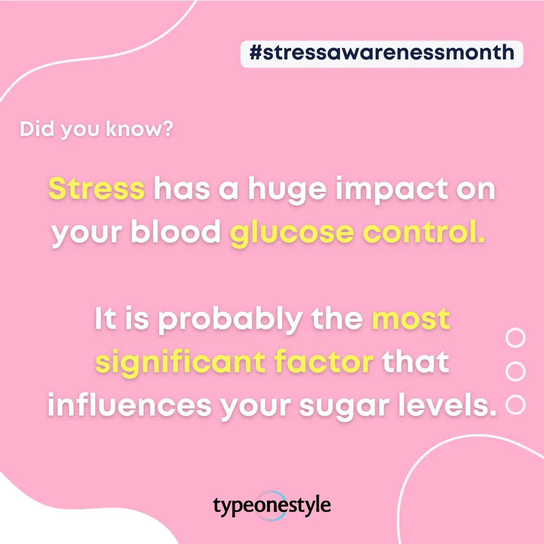 typeonestyle1's tweet photo. April is stress awareness month โค๏ธ
Have you ever noticed that your blood glucose fluctuates when you are dealing with stress?
#typeonestyle #stressawarenessmonth #stressawareness #t1dlookslikeme #diabetesacccessories #dexcom #libre #omnipod #medtronic https://t.co/QpVKqZEir6