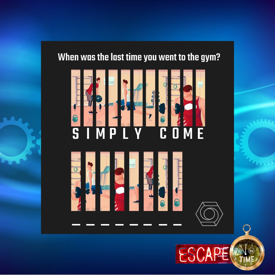 EscapeInTime17's tweet image. Time to work out your brain and prepare for the ultimate brain test - a great escape room.  #EscapeRoom #EscapeInTime #PuzzleRoom #TopThingsToDoSpring #BestEscapeHouston #Workout