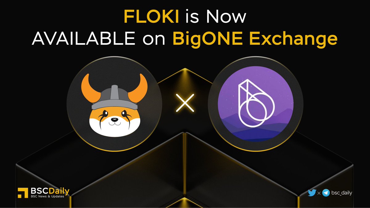 bsc_daily's tweet photo. 🎉 @RealFlokiInu is NOW Available on @BigONEexchange 🚀

#FLOKI - the people's cryptocurrency and utility token of the Floki Ecosystem!🔥

Deposit &amp; Trade Now to Share 110,000,000 FLOKI💰

BigONE supports you with every cryptocurrency transaction🧬

#BNB #BSC #WEB3 
#BigOne - https://t.co/j4sdXd1f6F