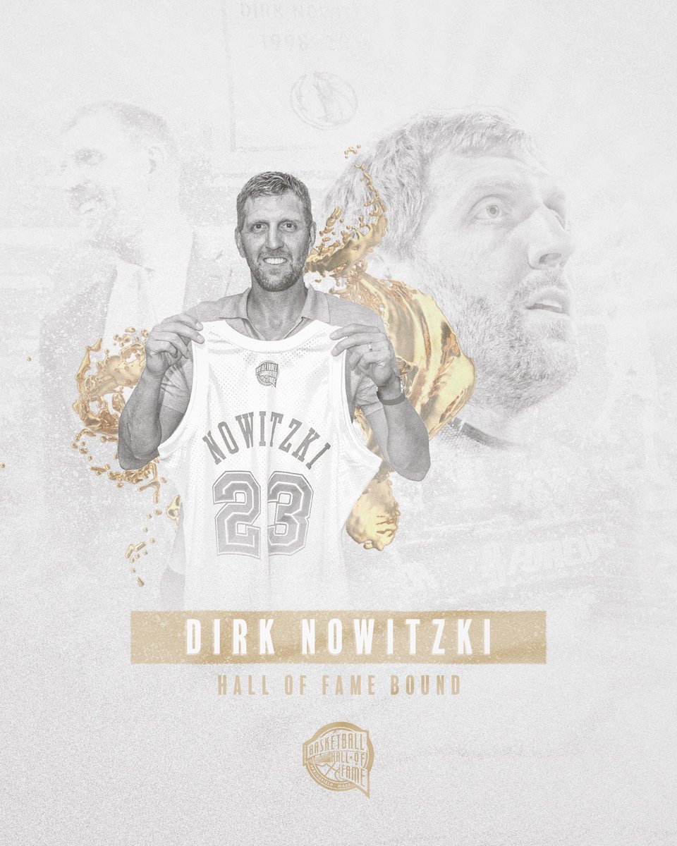 Basketball HOF (@hoophall) on Twitter photo Congratulations to 14x <a href="/NBAAllStar/">#NBAAllStar</a>, 2006-07 <a href="/NBA/">NBA</a> MVP and 2011 NBA Champion, #23HoopClass inductee <a href="/swish41/">Dirk Nowitzki</a>. Congratulations to 14x <a href="/NBAAllStar/">#NBAAllStar</a>, 2006-07 <a href="/NBA/">NBA</a> MVP and 2011 NBA Champion, #23HoopClass inductee <a href="/swish41/">Dirk Nowitzki</a>.
