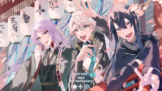 #VΔLZ3周年 #桜魔の土産 #描いた晴 #長尾百景 #上弦画3周年おめでとうございます 