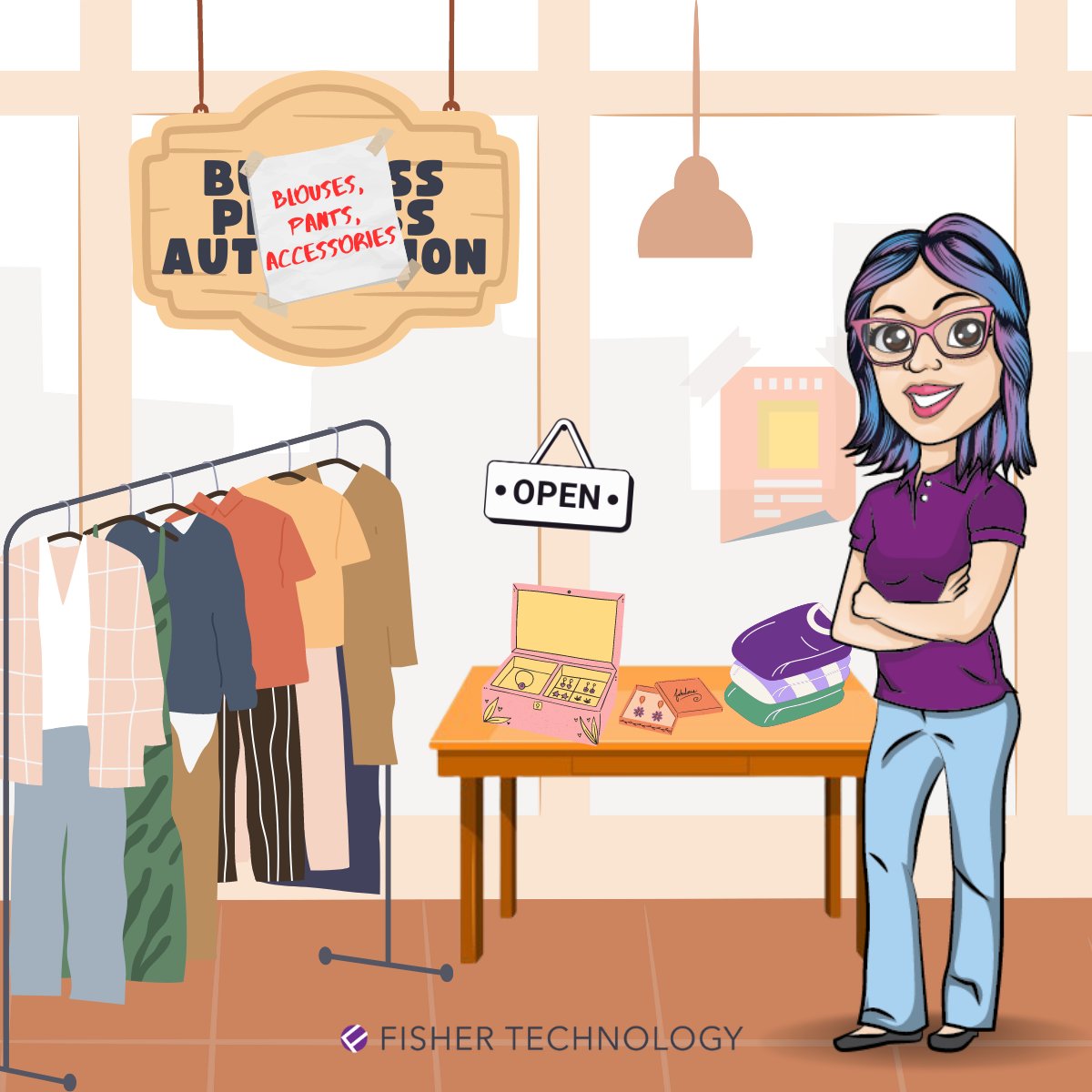 Our customers and partners love automation, but today we've decide to rebrand! Introducing Blouse, Pants, and Accessories by Fisher Technology! It's the same BPA Platform you love, but with a bit of help from our style guru Penny Process!

#FisherDifference #AprilFools