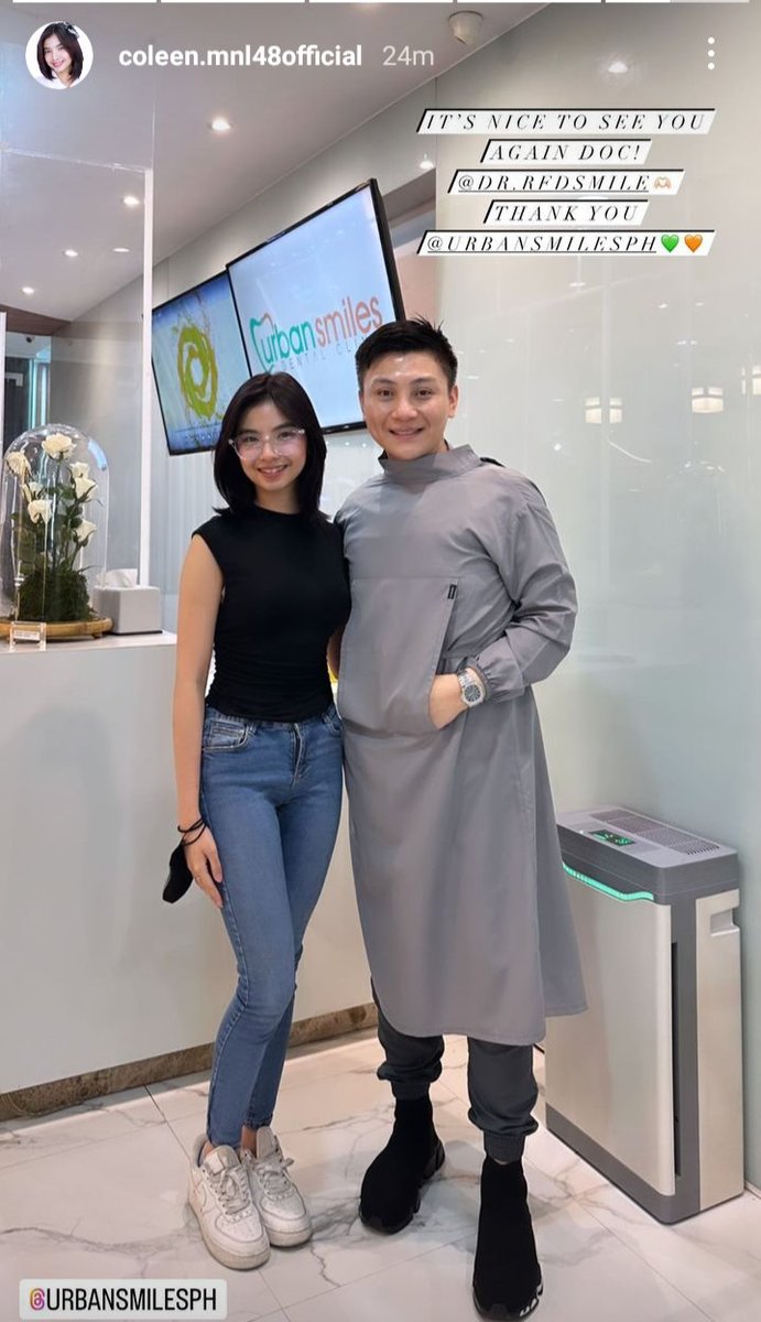 Manila483's tweet photo. Wow naman sabay nagpa dentist si coco at will same pa ng outfit pati shoes wala talaga loveban sa kanya. #mnl48coleen #MNL48 https://t.co/vqNtISkFlL