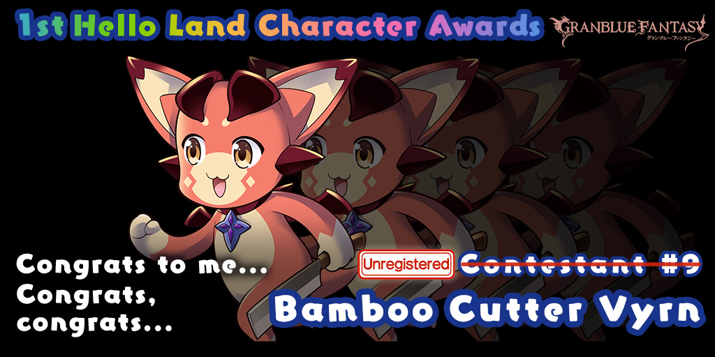 ralts_gbf's tweet photo. The 1st Hello Land Character Awards are underway! They wouldn't let me vote for Vyrn! https://t.co/Ox00qVDAcm