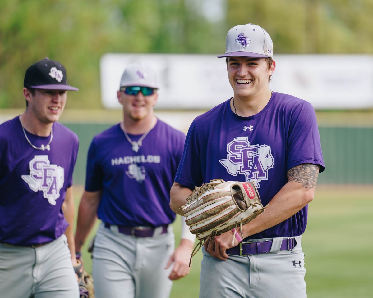 SFA_Baseball's tweet photo. Mood for double the Lumberjack baseball today 🤩

#AxeEm x #RaiseTheAxe x #SOMOS https://t.co/OI3EOwlYZ5