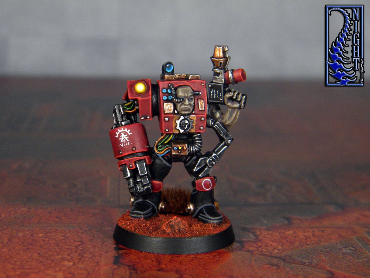 Nightscalestud1's tweet image. Servitor Bodyguard in the colors of Stygies VIII Forge World.
#nightscalestudio 
#AdeptusMechanicus 
#Servitor 
#Stygies8forgeworld 
#warhammer 
#warhammer40k 
#Oldhammer 
#miniaturepainting 
#paintingminiatures 
#paintingcomission 
#WarhammerCommunity