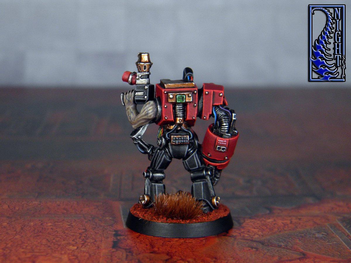Nightscalestud1's tweet image. Servitor Bodyguard in the colors of Stygies VIII Forge World.
#nightscalestudio 
#AdeptusMechanicus 
#Servitor 
#Stygies8forgeworld 
#warhammer 
#warhammer40k 
#Oldhammer 
#miniaturepainting 
#paintingminiatures 
#paintingcomission 
#WarhammerCommunity