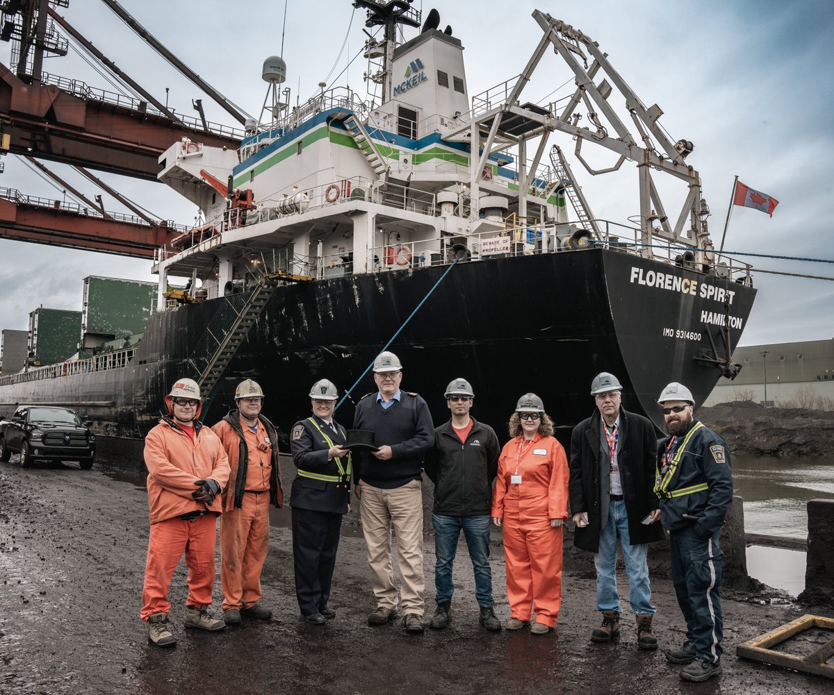 kanoseworthy's tweet photo. The first vessels of the 2023 #shipping season have arrived! It was a joy &amp; an honour meeting each Captain &amp; their crew. Their passion &amp; dedication prove this is not just a job, but a way of life they love. Fair winds &amp; great adventures this navigational season!
#portcitypride https://t.co/xFgY6l8iBe