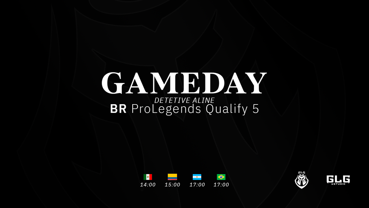 GLGesports's tweet photo. 🔥Día de juego!!!
El día de hoy 🇧🇷 @DetetiveTFT juega la semifinal del ProLegends Qualify 5
No te lo pierdas
#GoGLG #GetReady https://t.co/FByYf7c0hE