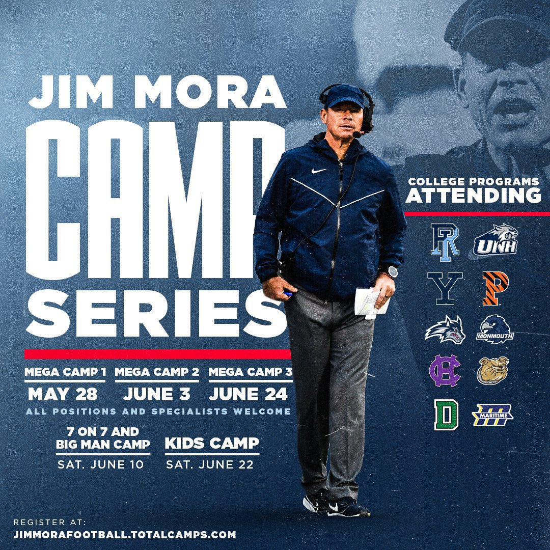 Jim Mora MEGA Camp Series on Twitter "It’s almost that time! Camping