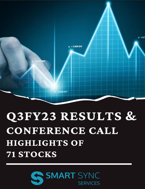 SmartSyncServ's tweet photo. Q3FY23 Concall Notes   

All in One document  

203 Pages  

71 Businesses  

15 Sectors  

150+ Hours of effort 

"Retweet" to help us reach out and educate maximum investors 🙏

https://t.co/Tvy9PVd6fG https://t.co/RNwPbdLjPf