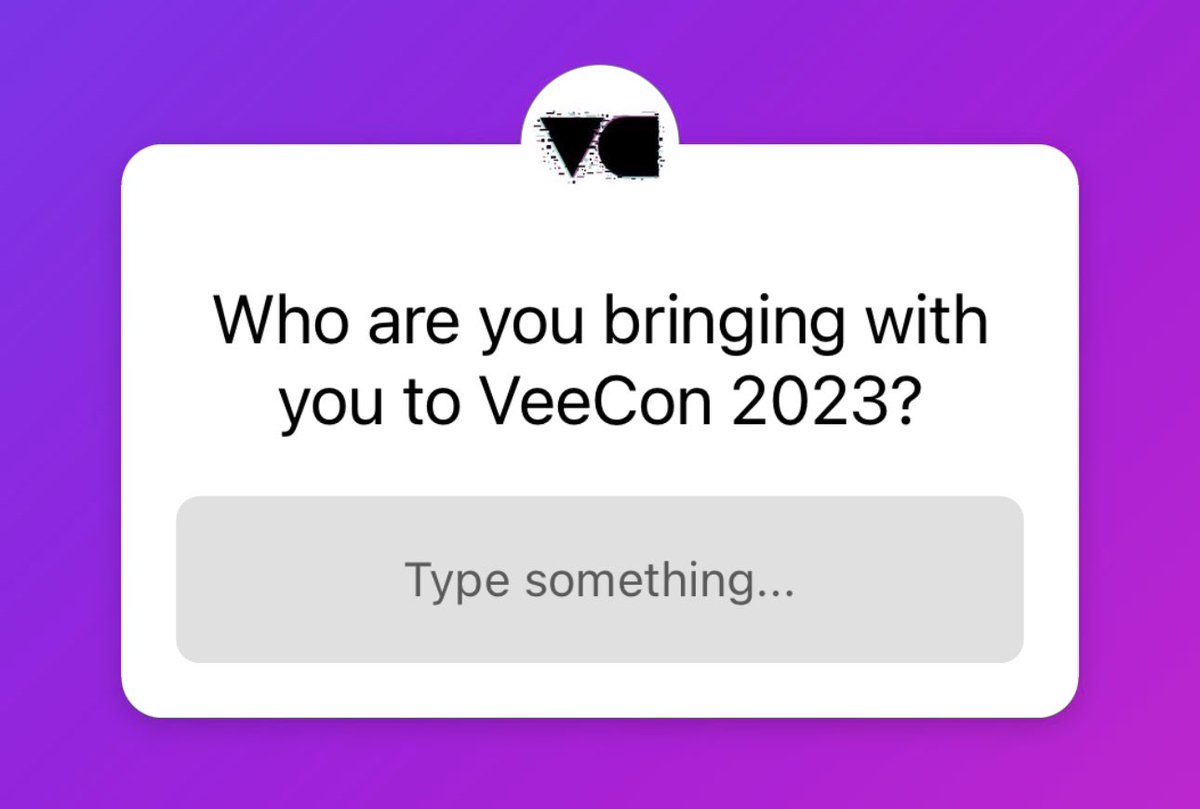 VeeCon tweet media