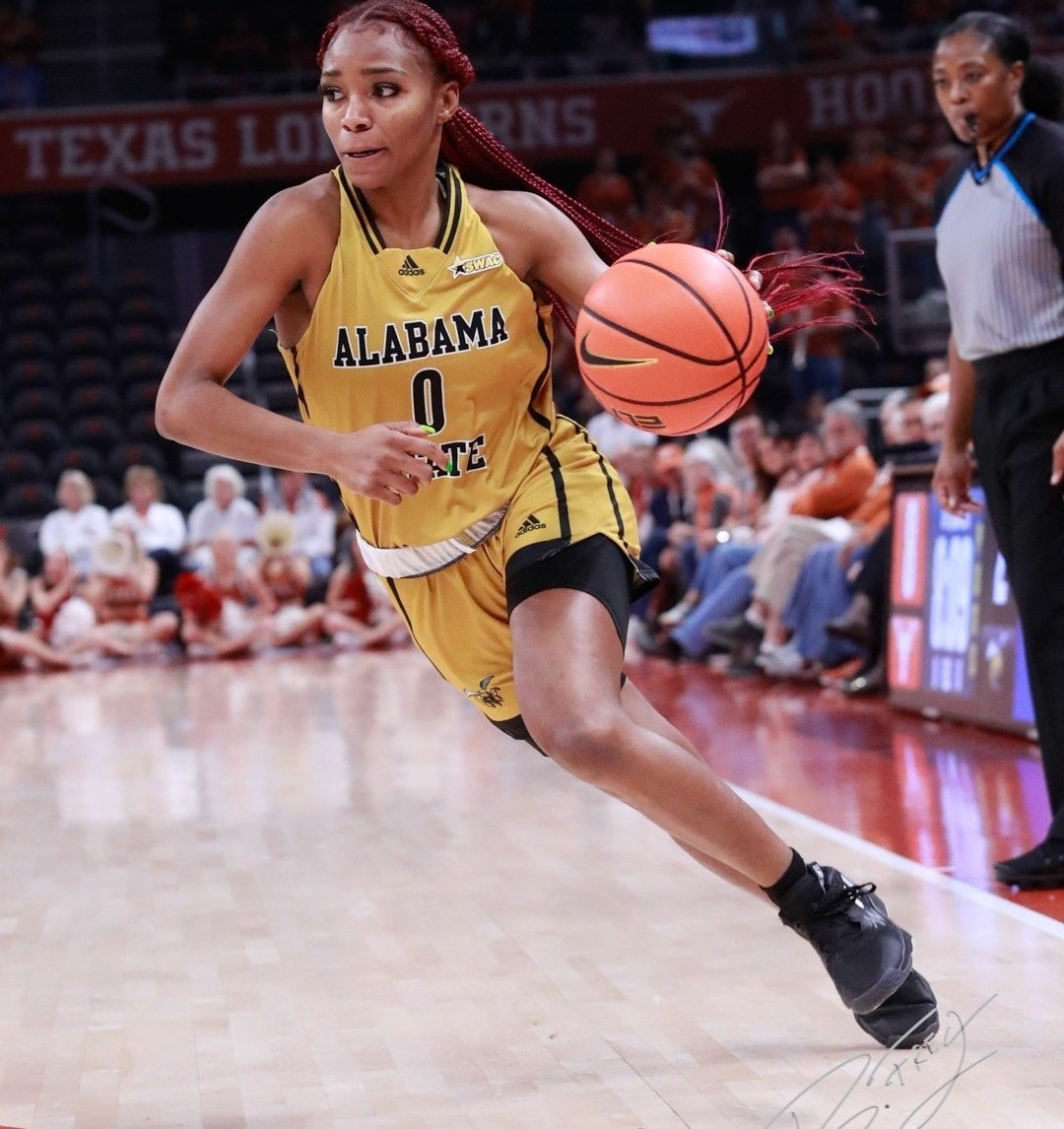 Alabama State University Ayana Emmanuel has declared for the Women's NBA Draft
