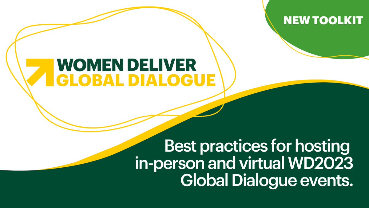Are you or your organization planning an event addressing #GenderEquality or #SRHR? Will it be part of the #WD2023 Global Dialogue?  

This new toolkit 👇 is meant to support your team with planning! 
bit.ly/GlobalDialogue…
