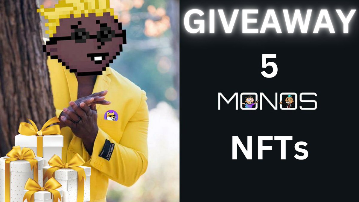 Neo BTC (@neo_btc_) on Twitter photo π€‘ Today may be April Fools Day, but this Giveaway π is no joke π
πͺ Joined forces with <a href="/MonosCommunity/">The Monos Community</a> to give away 5 Monos #NFTs!
π¨ Rules to Enterπ
β
Follow <a href="/MonosCommunity/">The Monos Community</a> & @DogeChainReport
β»οΈ RT + Tag a Fren.
π£οΈ Comment #Monos & #Dogechain below.
π Winners π€‘ Today may be April Fools Day, but this Giveaway π is no joke π
πͺ Joined forces with <a href="/MonosCommunity/">The Monos Community</a> to give away 5 Monos #NFTs!
π¨ Rules to Enterπ
β
Follow <a href="/MonosCommunity/">The Monos Community</a> & @DogeChainReport
β»οΈ RT + Tag a Fren.
π£οΈ Comment #Monos & #Dogechain below.
π Winners