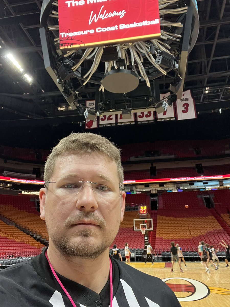 On the heat court but here to see the man @luka7doncic !!