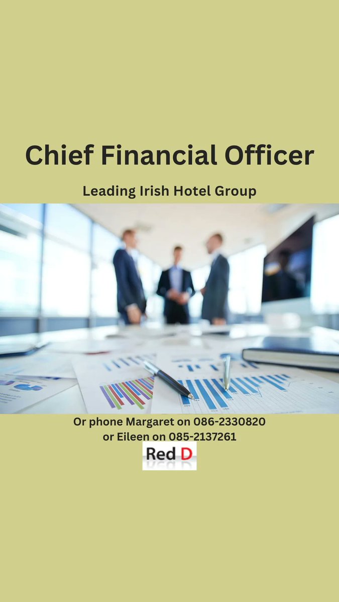 Red D have an outstanding opportunity for a Chief Financial Officer at one of Ireland's leading Hospitality companies.

Apply here: lnkd.in/eZciHeJf

#CFO #chieffinancialofficer #hospitalityfinance #redd #reddjobs
