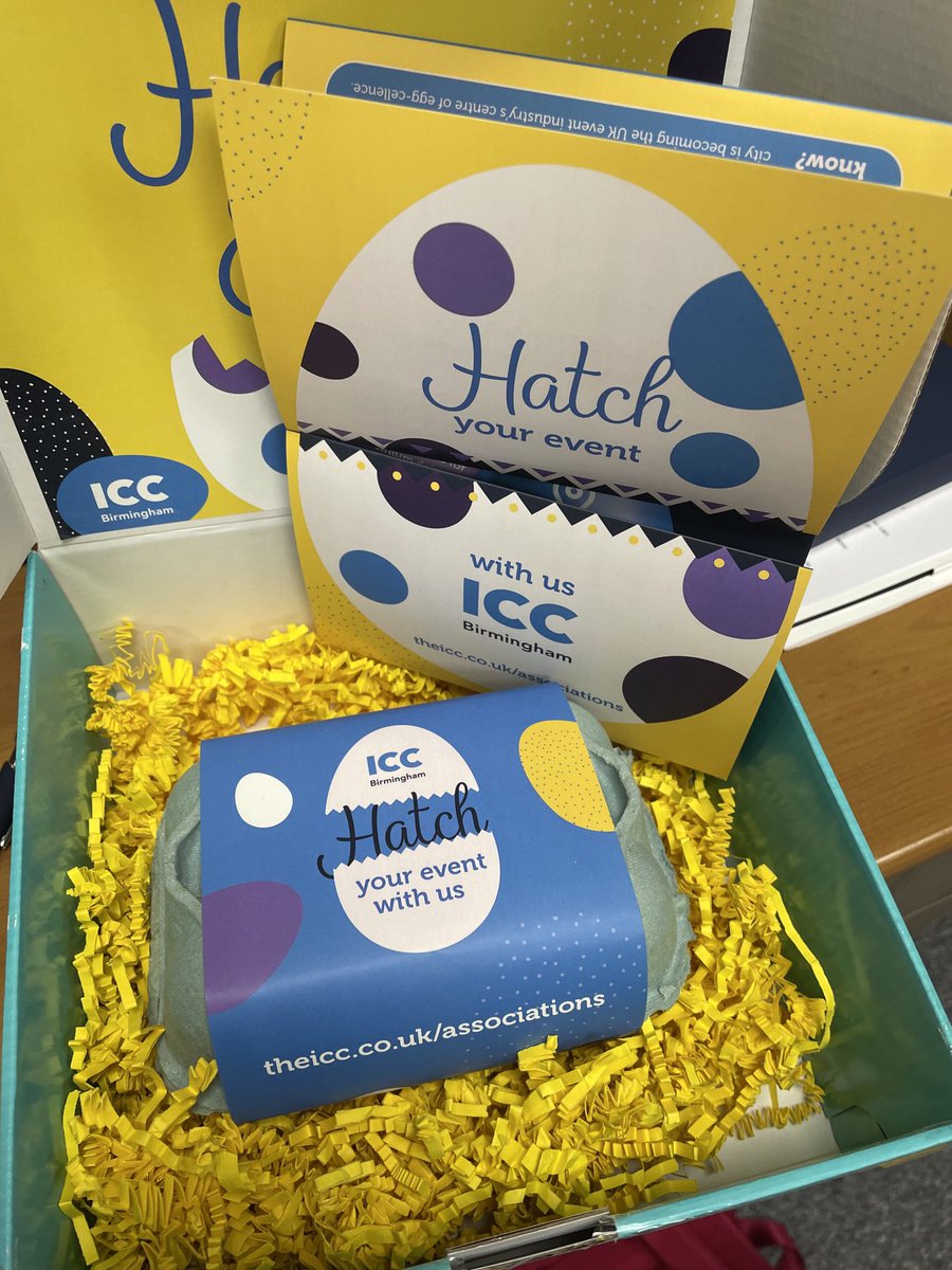 Fab Easter gift from ⁦<a href="/iccbirmingham/">The ICC</a>⁩. Thank you!