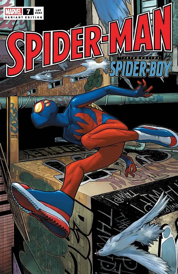 The Spider-Boy announcement feels like it's part of a larger twist. It has the feel of the type of retcon character Marvel has done for a while now (Sentry, Blue Marvel, Jessica Jones, Silk), but given Slott's hyping of the character, it feels like more is going on (thread 1/X)