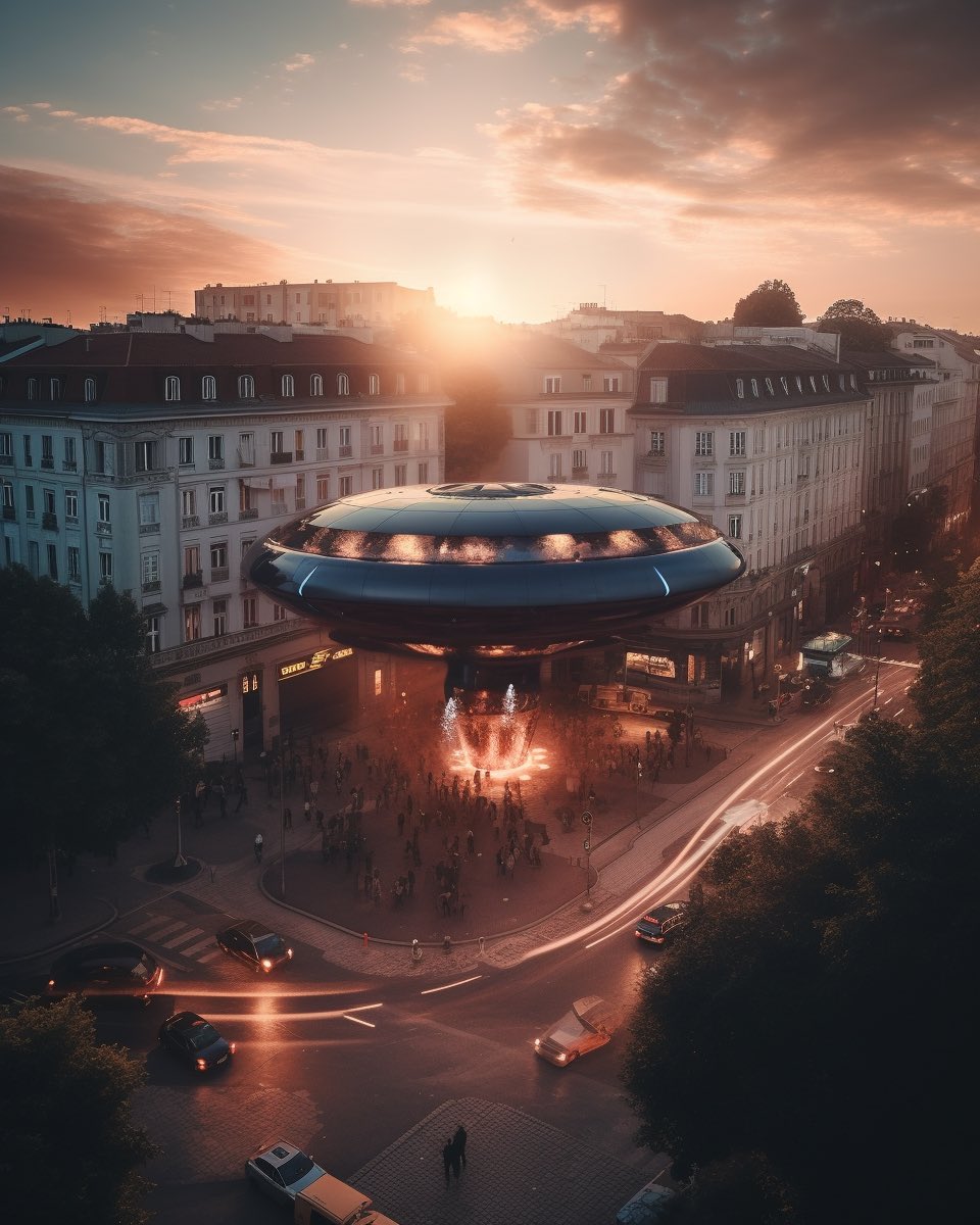 TimRuivo's tweet photo. Alien invasion of Lisbon. They exist 👽🛸 https://t.co/gWD03SPh99