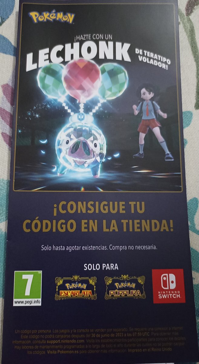 VictyLusi494's tweet photo. ✨Sorteo Código Lechonk volador✨

Requisitos: RT + ❤️

1 Ganador🎁

Termina Lunes 3⏳

Suerte 💕 https://t.co/C25CtkDssF
