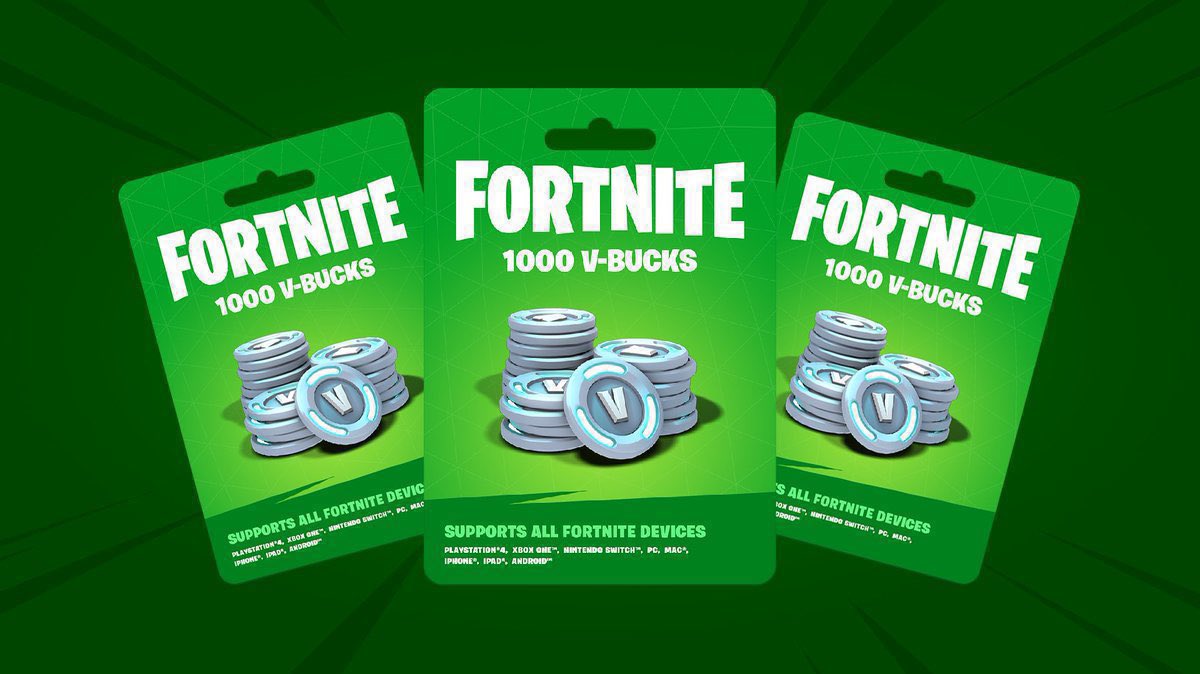 1000 VBUCKS CARD - 16 hours 
-Retweet 
-Follow Me &amp; <a href="/NevermoreTitan/">Nevermore Titan</a> 🔔