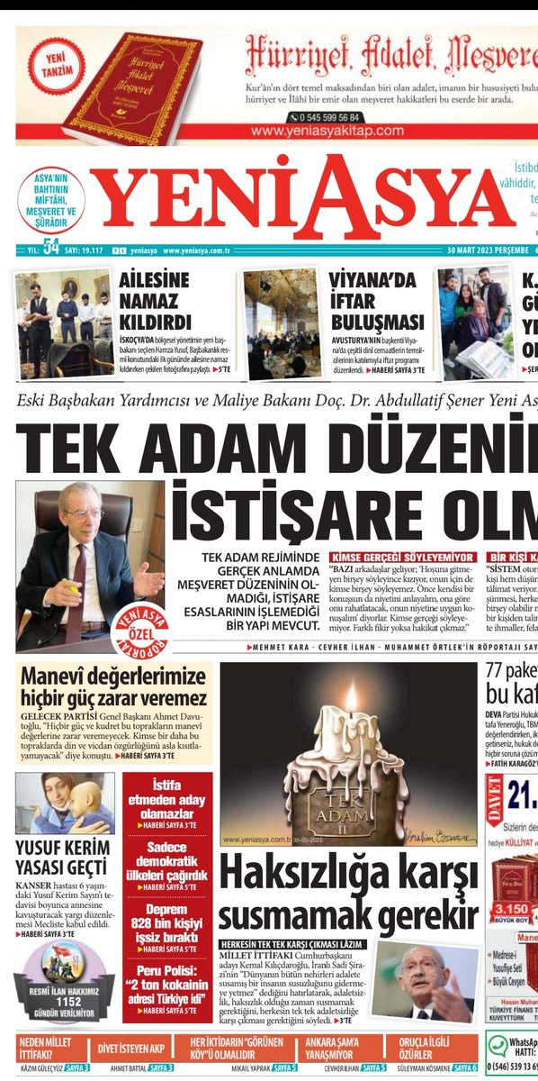 empatiyplm's tweet photo. #ManşetlerleYeniAsya https://t.co/tyCZkOh2Cc