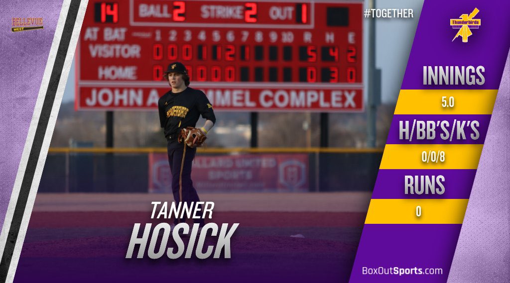 Bellevue West Thunderbirds Baseball on Twitter "BW 13 Lincoln