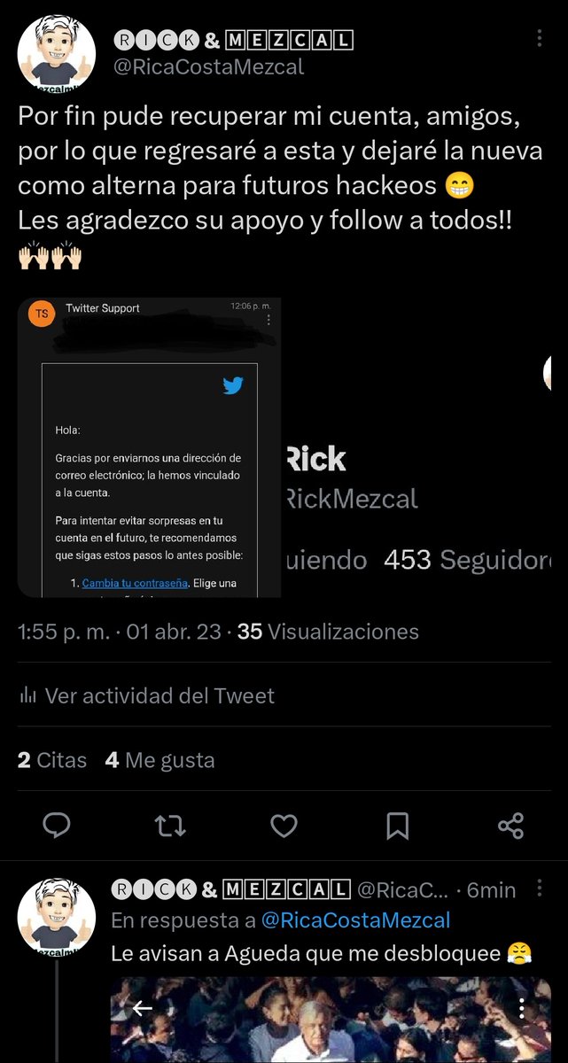False Rick tweet media