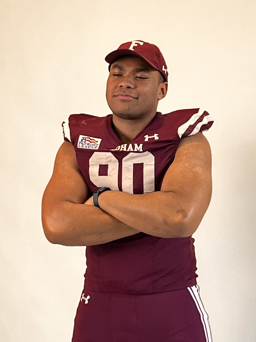RDelanoNavoti's tweet photo. Thanks to @ArtAsselta for the Junior Day Visit! Had a great time @FORDHAMFOOTBALL and learned a lot about the program❗️ Really excited to be back 💪🏾 @RoboLeonard @_CoachBurns @_DomDeFalco @XavierKnights https://t.co/ZzcsSWVX1A