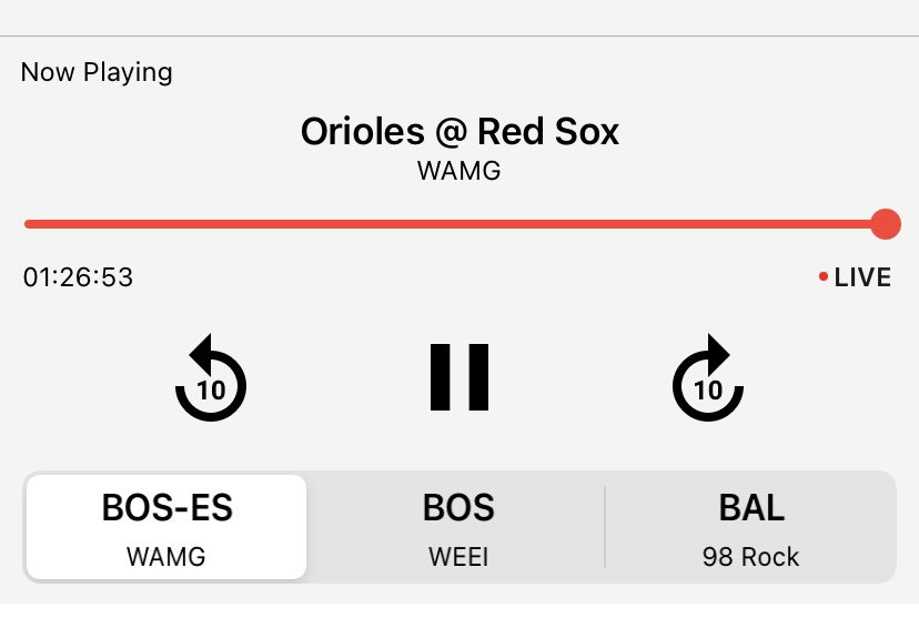 joaquinev's tweet photo. @JuniorPepen Saludos!!! 🎙️📻👂🏻#MLBAtBat #MediasRojas https://t.co/UFMcPSsh8S