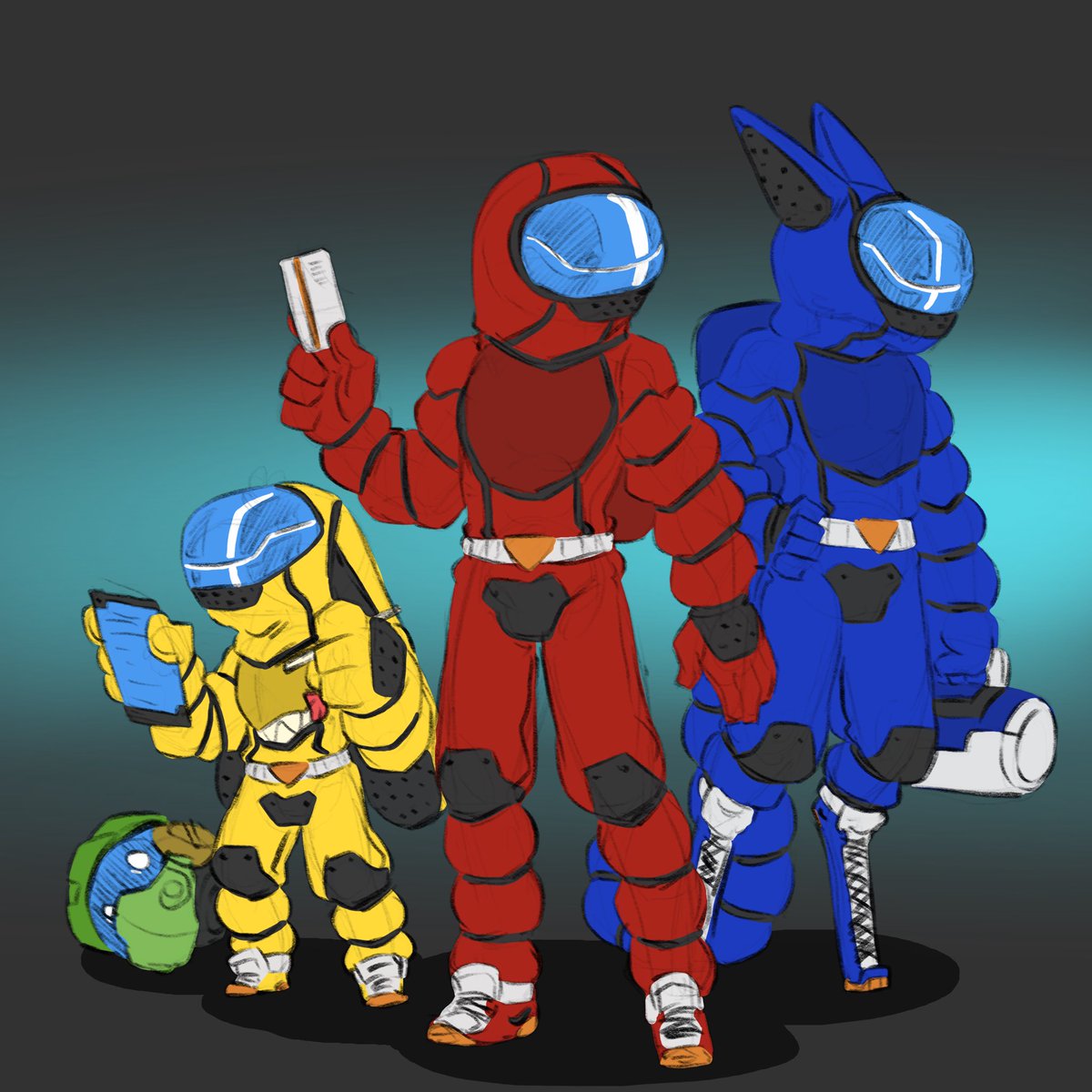 DmnSknkStudios's tweet photo. Yellow reported Green missing.

Anyone else think Red is looking a little sus?

#Amogus #AprilFools #AeAd https://t.co/s9vf72Tfa4