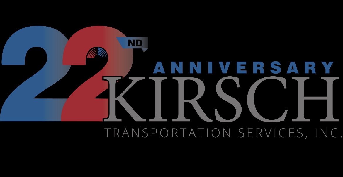 kirschtransport's tweet photo. As we commemorate our 22nd Anniversary we want to express our sincere gratitude to our team and partners who have contributed to our success. We’re excited about the future &amp; look forward to celebrating many more years of growth and success together! #transportation #logistics https://t.co/ScIQ0rEefy