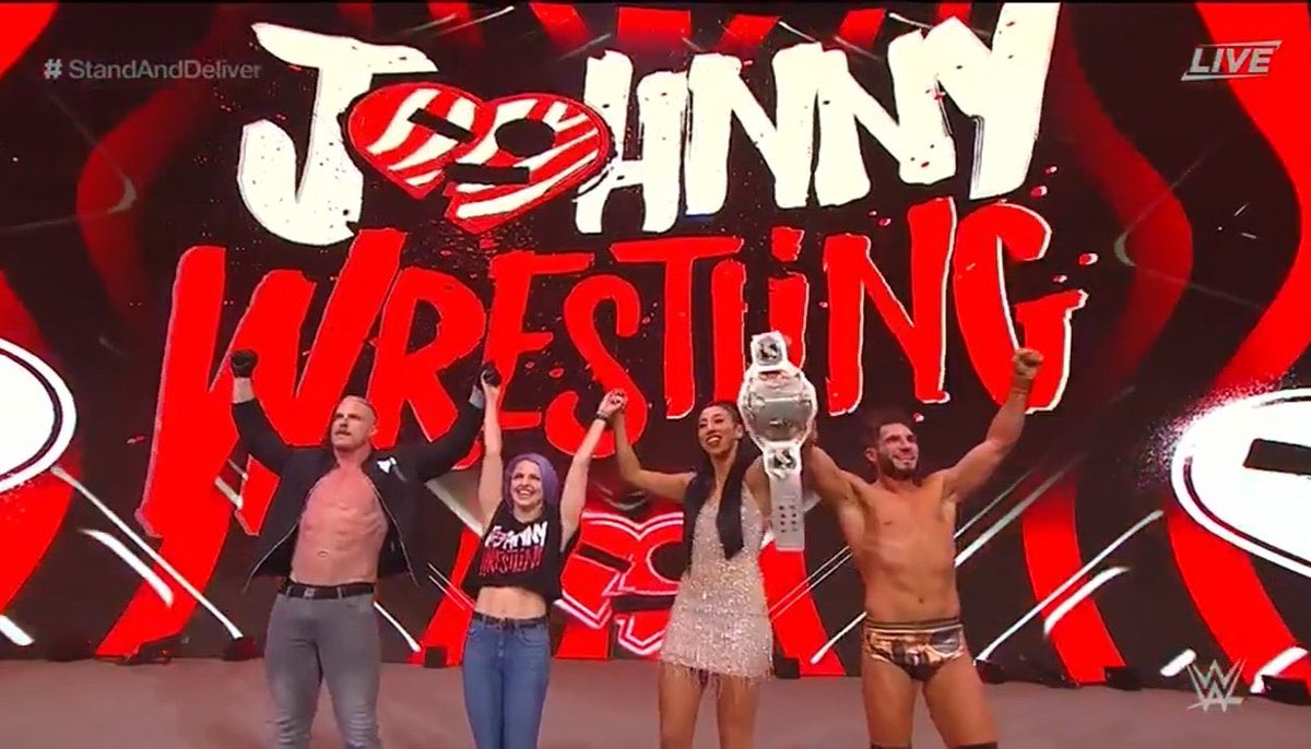 The Way 🥹 #WWENXT #NXTStandAndDeliver #TheWay #JohnnyGargano #CandiceLeRae #DexterLumis #IndiHartwell