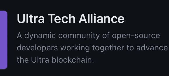 UltraAllianceHQ's tweet photo. Sup devs! 
Ultra Alliance is here🔥👨‍💻. 
Not endorsed by @ultra_io, but that ain't stopping us from taking over the $UOS 👾. 

The first project is dropping soon. Get ready to level up with us. 

Follow @UltraAllianceHQ for updates. #Gaming #Hacking #UltraAlliance https://t.co/UnfX4j6kbA