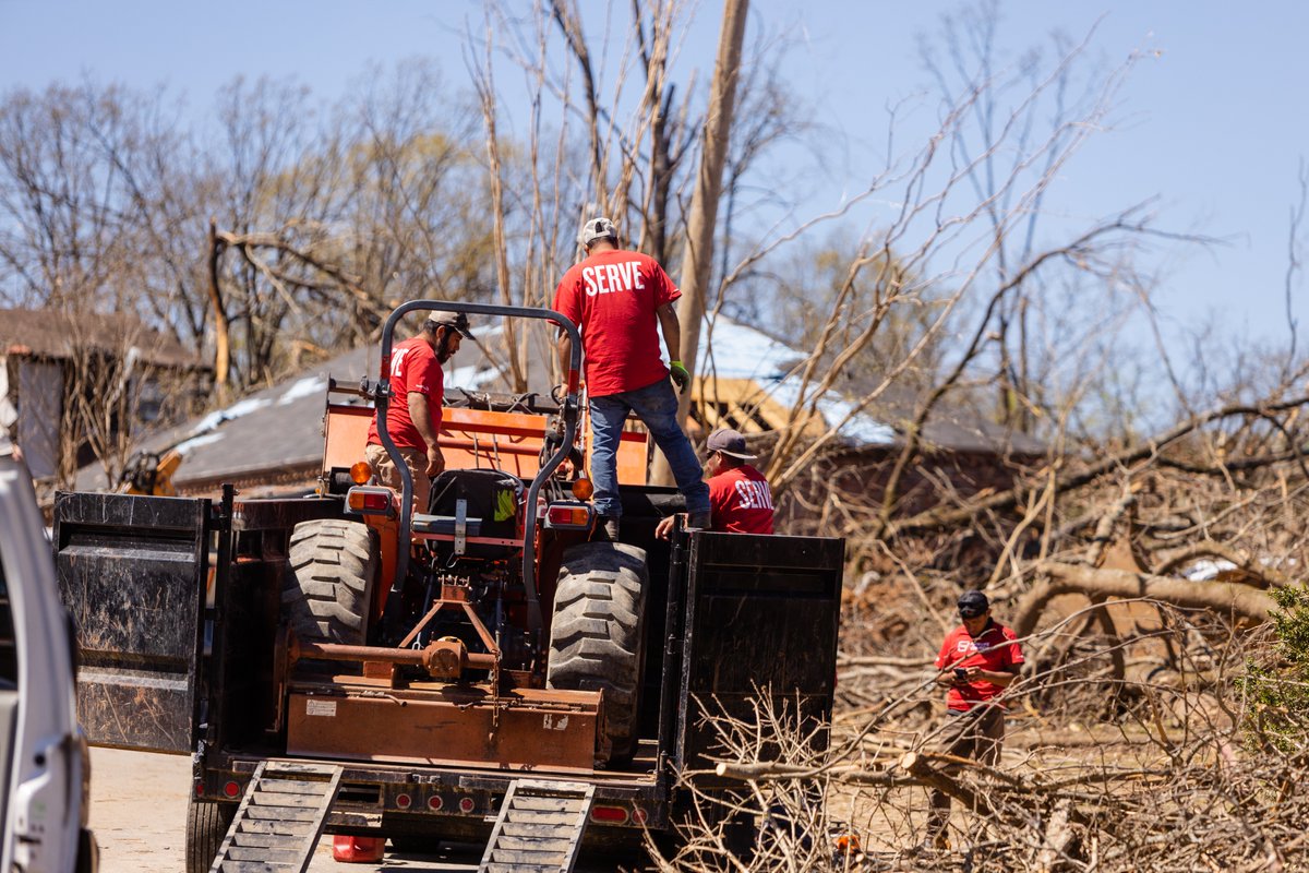 I went to one of the hardest hit areas in West Little Rock. There are no words to the amount of devastation left behind. NWS is reporting a strong EF-3 tornado hit the area Friday afternoon. #ARnews #arwx <a href="/THV11/">THV11</a>
