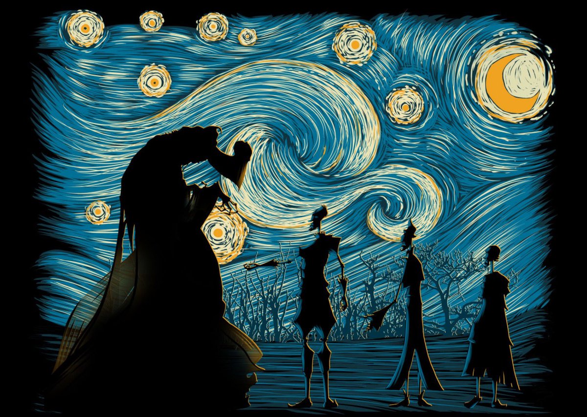 Hogwartssite's tweet photo. La Fábula de los Tres Hermanos por Vincent Van Gogh 🎨 https://t.co/4kwLOthT1s