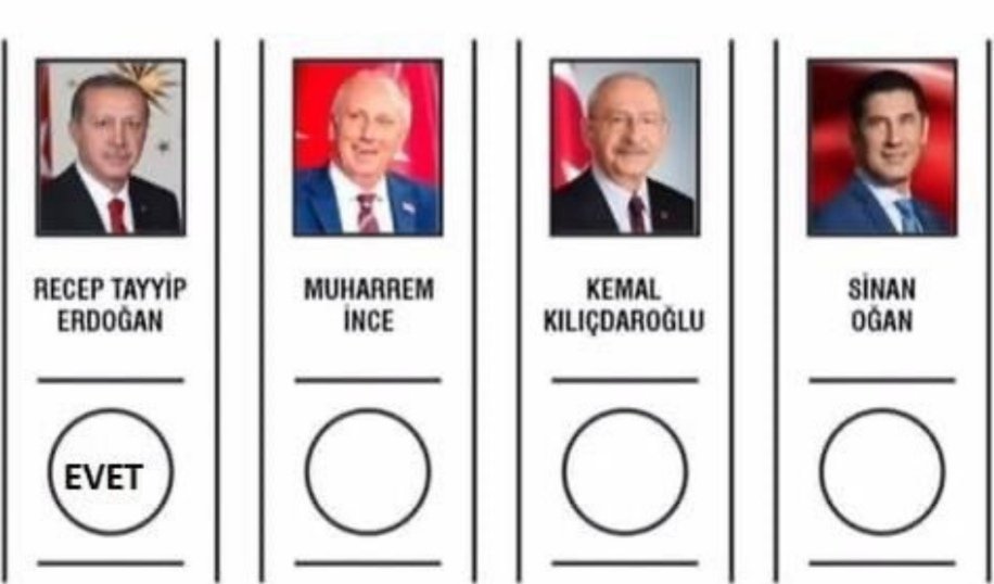 YSK'da çekilen kuralar neticesinde Cumhurbaşkanımız Recep Tayyip ERDOĞAN birleşik oy pusulasında birinci sırada yer alacaktır. Hayırlı uğurlu olsun..

<a href="/RTErdogan/">Recep Tayyip Erdoğan</a>  #14Mayıs