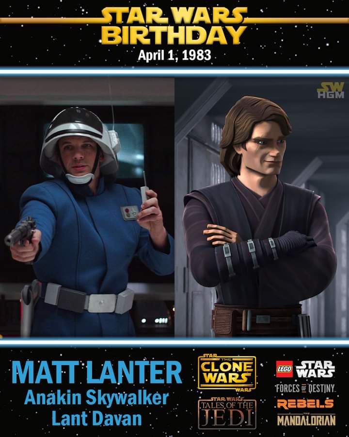 Happy Birthday to great actor & voice actor Matt Lanter! 