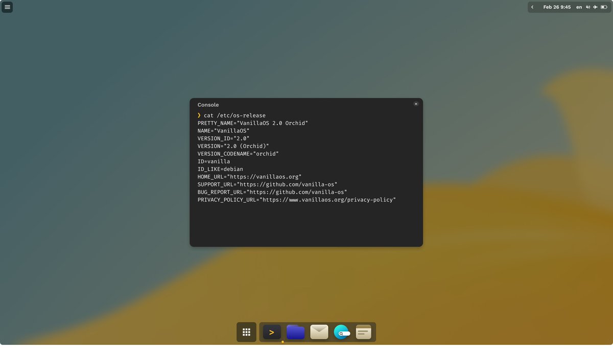 Vanilla OS tweet media
