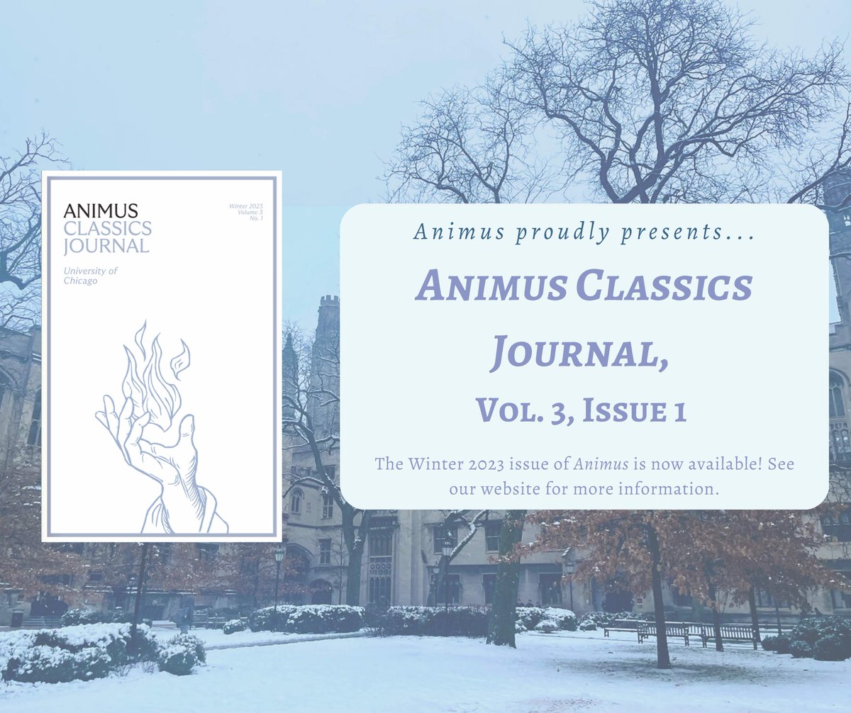 Animus Classics Journal (@AnimusJournal) / Posts / X