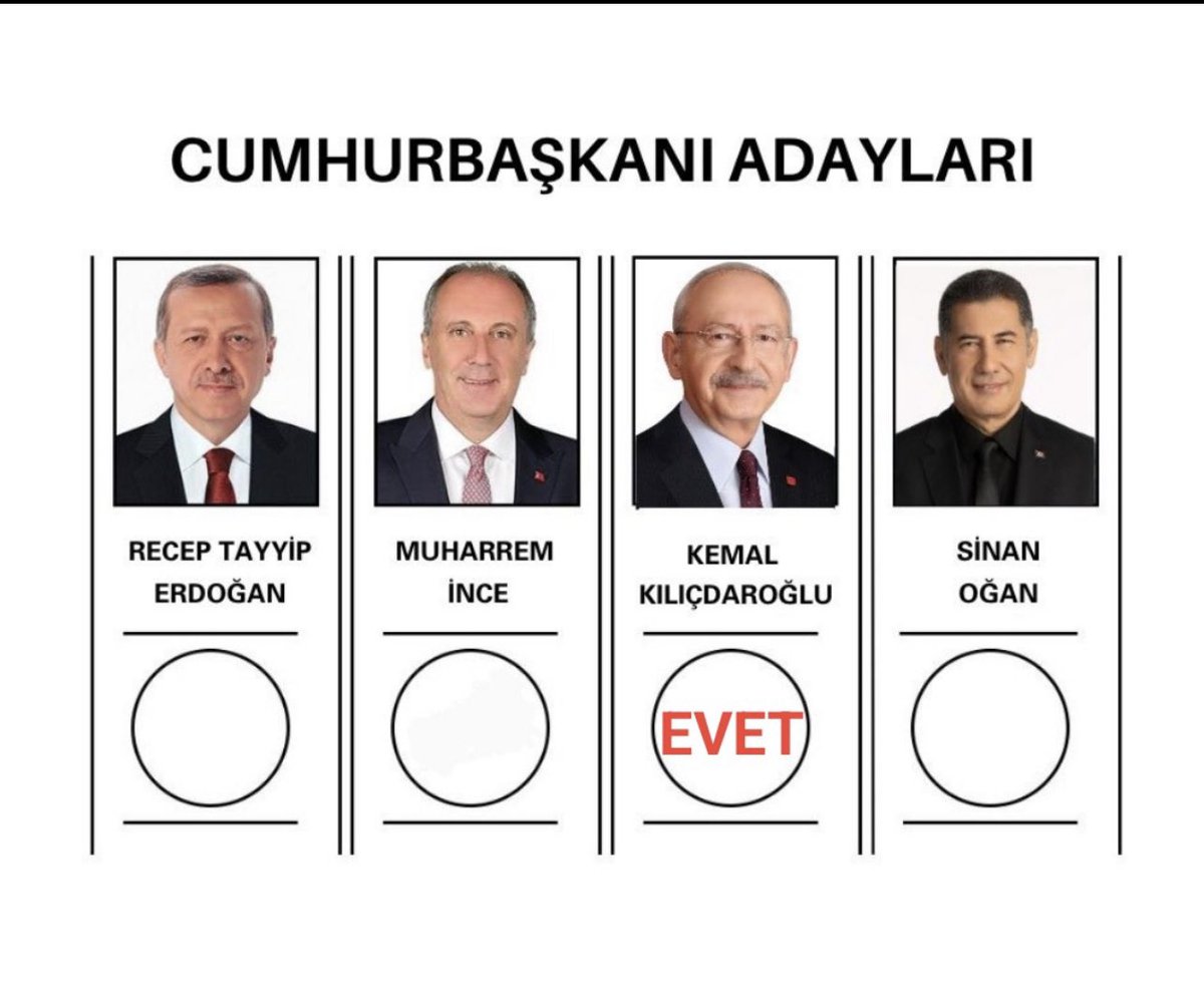 bengibaser's tweet photo. 🇹🇷3. ye basacağız mühürü biz…
Adalet için, hak ve hukuk için… Temiz ve aydın bir Türkiye için Kemal Kılıçdaroğlu’nu seçeceğiz…
#sanasöz https://t.co/Cg0w7Vn1xl