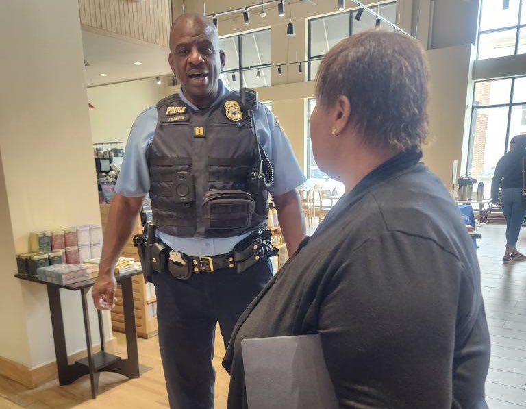 Started our morning with <a href="/PWCPolice/">Prince William County Police Department</a> at Coffee with a Cop!