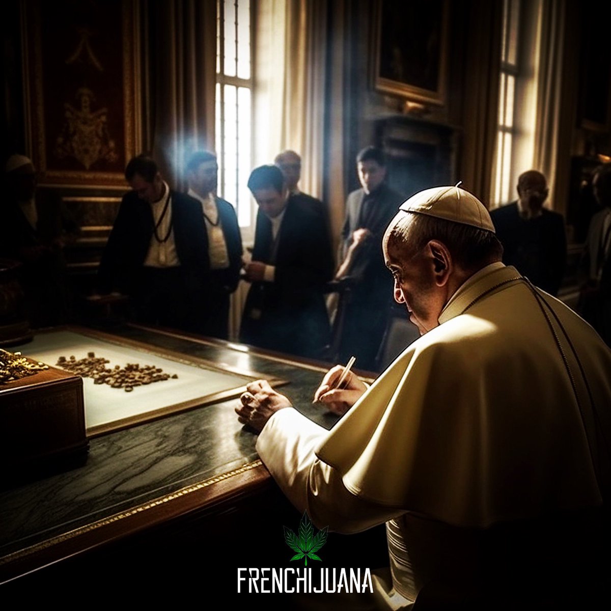 FrenchiJuana's tweet photo. « POPE SMOKEΒ Β» π₯π±π₯π¨π¨π¨
#PopeSmoke #havingfunwithAI
#midjourney #midjourney5 #midjourneyAI #midjourneyart #midjourneyv5 https://t.co/Pp1gLpjgyU