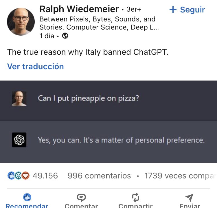 Bellitantonolo's tweet photo. Genius!!! #ChatGPT #chatgptitalia https://t.co/s89eVPpKan
