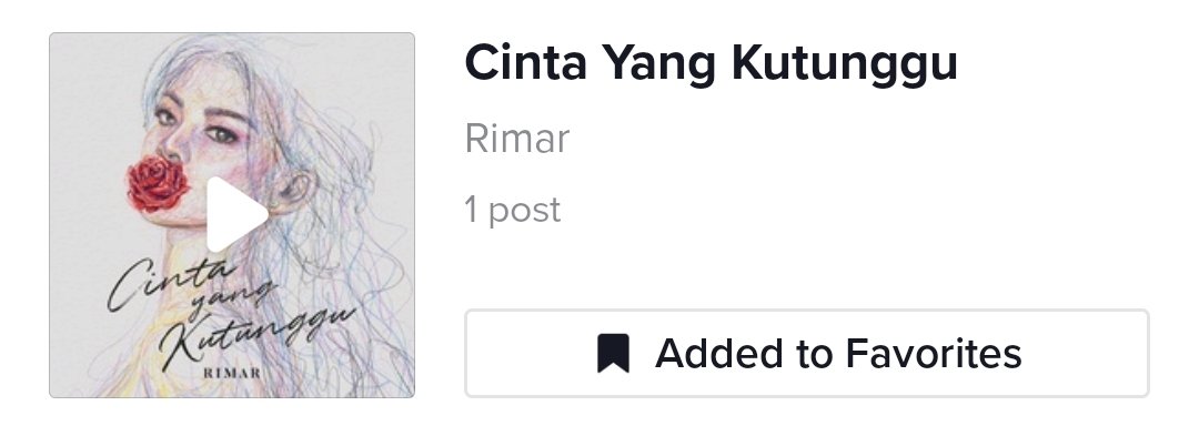 team_rimar's tweet photo. Sound pre-release on tiktok
#Rimar #CintaYangKutunggu #Cinggu #NewSingle
https://t.co/pSO2Bemy0W https://t.co/8P9gsKavET